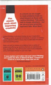 EDWARD DE BONO**LATERAL THINKING**HARDCOVER**PLASTIFIED** - 1