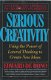 EDWARD DE BONO**SERIOUS CREATIVITY**HARDCOVER**PLASTIFIED**BLAUWE BETITELING - 1 - Thumbnail