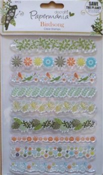 Papermania Clearstamps Birdsong - 1