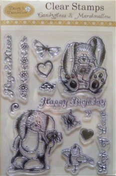 Papermania Clearstamps Daisy and Dandilions Candifloss - 1