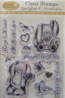 Papermania Clearstamps Daisy and Dandilions Candifloss