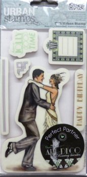 Papermania Art Deco Urban stamp - 1