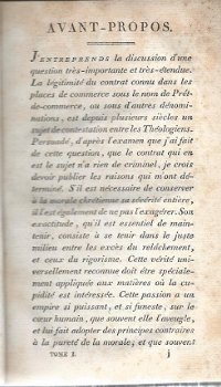 LE CARDINAL DE LA LUZERNE, ANCIEN EVEQUE DE LANGRES, PAIR DE FRANCE.**DISSERTATIONS SUR LE PRET-DE-C - 4