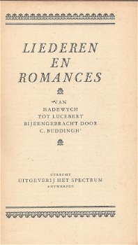 AN HADEWYCH TOT LUCEBERT ***LIEDEREN EN ROMANCES*** BIJEENGEBRACHT DOOR CEES BUDDINGH. - 3