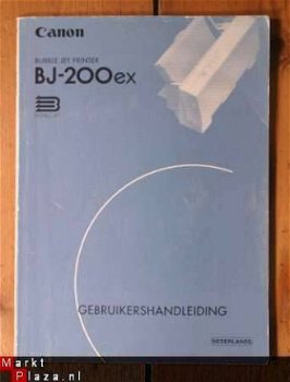 Gebruikershandleiding Canon Bubble Jet Printer (BJ-200ex) - 1