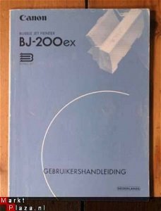 Gebruikershandleiding Canon Bubble Jet Printer (BJ-200ex)