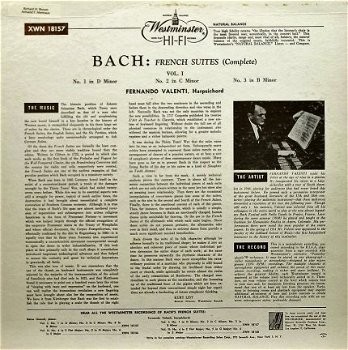 2-LP's - BACH - French Suites 1,2,3,4,5 en 6 - 1