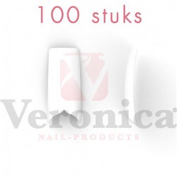 DOLFIJN nail tips / french tips, 100 stuks - 1