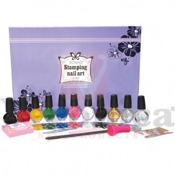 KONAD stamping nail art set A-SET - 1