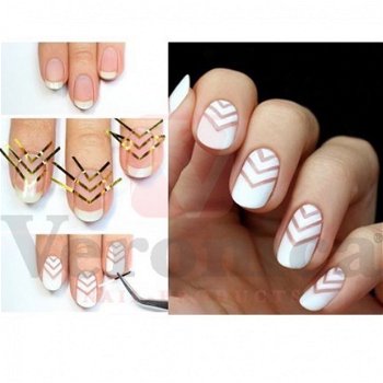 Striping tape nail art pakket, 34 kleuren! - 5