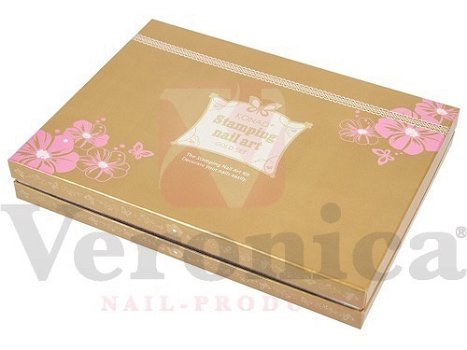 KONAD nagelstempel nail art set GOLD - 1