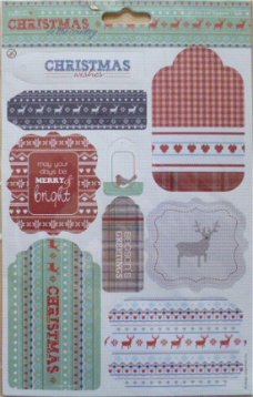 Christmas in the country Die cut toppers