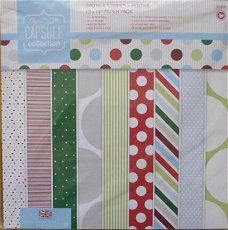 Spots and Stripes Festive 30x30 paperpack