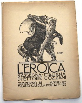 L'Eroica 1924 Quaderno 81 - Italiaans Kunsttijdschrift - 1