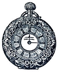 SALE NIEUW unmounted stempel Haberdashery Pocket Watch. - 1