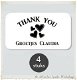 Stickers roze fuchsia bedankt voor uw bestelling 9x3cm (per 4 stuks) - 2 - Thumbnail