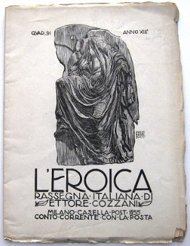 L'Eroica 1924 #91 Baroni Zanelli Morbiducci Kunsttijdschrift - 1