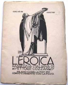 L'Eroica 1924 #85-86 D. Viterbo Italiaans Kunsttijdschrift - 2