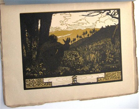 L'Eroica 1924 #87-90 Houtsneden Italiaans Kunsttijdschrift - 3