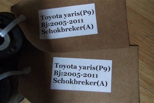Toyota Yaris (P9) 2005/2011 Schokbrekers Achter - 2