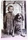 SALE NIEUW GROTE ez stempel Vintage Kids Boy & Dog van Stampingback. - 1 - Thumbnail