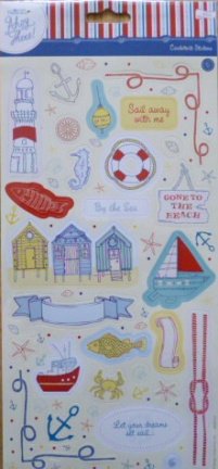 Ahoy There Cardstock stickers