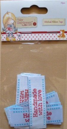 Tilly Daydreams Stiched ribbon tags