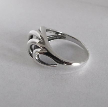 NIEUW Sierlijke zilveren RING, INCLUSIEF VERZENDEN! - Afbeelding 2