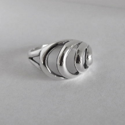 NIEUW Sierlijke zilveren RING, INCLUSIEF VERZENDEN! - Afbeelding 3