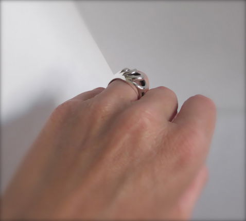 NIEUW Sierlijke zilveren RING, INCLUSIEF VERZENDEN! - Afbeelding 6