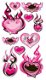 SALE NIEUW Sticko Dimensional Stickers My Heart's On Fire. - 1 - Thumbnail