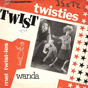 Wanda - Twisties-Twist indorock /promosingle vinyl 1962 TWIST - 1
