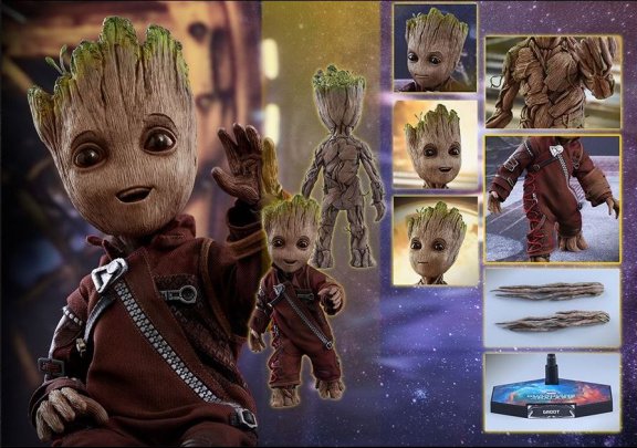 Hot Toys Guardians of the Galaxy 2 Groot LMS004 - Afbeelding 2