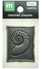 SALE NIEUW Metal Charmed Plaques Nautilus / Rups van Making Memories - 1