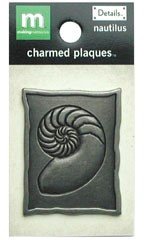SALE NIEUW Metal Charmed Plaques Nautilus / Rups van Making Memories
