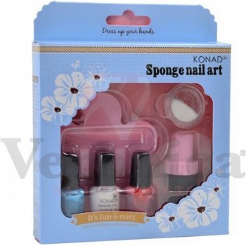 KONAD nagel spons set SPONGE NAIL ART - 0