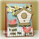 SALE NIEUW RETIRED stansen+stempels Homespun Birdhouse van My Favorite Things - 5 - Thumbnail