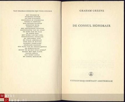 GRAHAM GREENE**DE CONSUL HONORAIR**CONTACT SOFTCOVER - 3