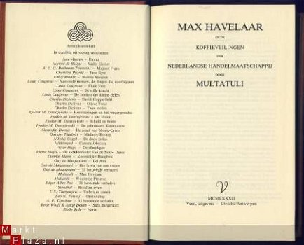 MULTATULI ** MAX HAVELAAR **OF DE KOFFIEVEILINGEN DER NEDERL - 2