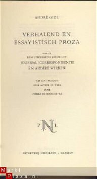 ANDRE GIDE**VERHALEND EN ESSAYISTISCH PROZA+JOURNAL+CORRESPO - 1