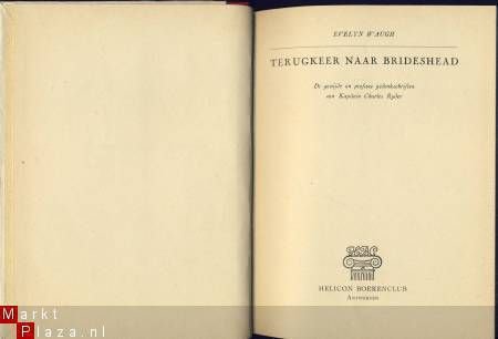 EVELYN WAUGH **TERUGKEER NAAR BRIDESHEAD** HELICON BOEK-BAND - 2