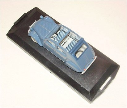 1:43 Vitesse Citroën 2CV 1957 Blue open Top 526-2 - 3