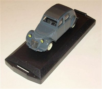 1:43 Vitesse 520-2 1953 Citroen 2cv Dark Grey gesloten dak - 0