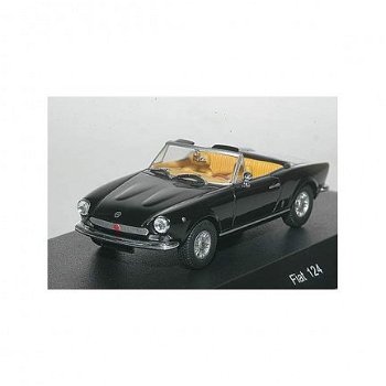 1:43 Starline Fiat 124 Spider zwart art. 506625 - 2