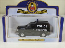1:43 Oxford Morris Minor Dog Patrol Police Van