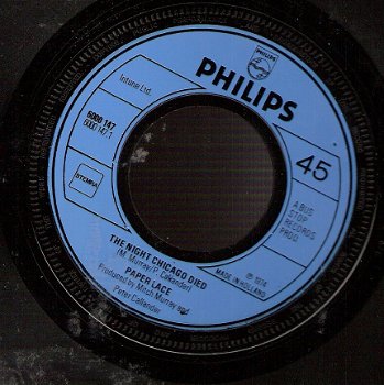 Paper Lace-The Night Chicago Died- Can You Get It When ....vinylsingle - 1