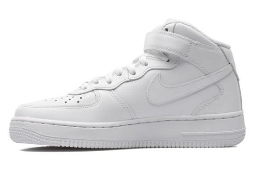 Nike Airforce hoge dames sneakers wit leer maat 40 - 3