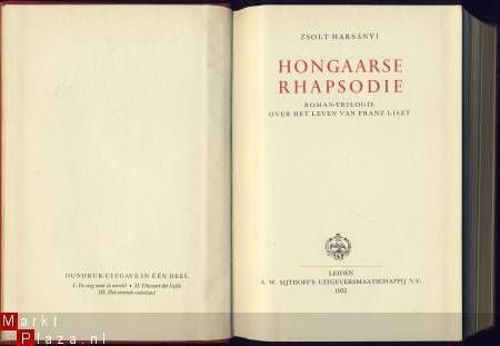 FRANZ LISZT-BIOGRAPHIE**HONGAARSE RHAPSODIE**ZSOLT HARSANYI - 2