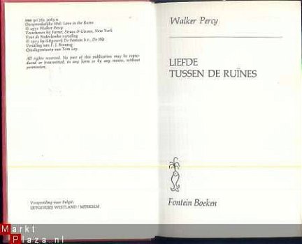 WALTER PERCY**LIEFDE TUSSEN DE RUÏNES**LOVE IN THE RUINS** - 3