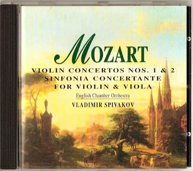 CD - MOZART Concertos nos. 1 & 2, Vladimir Spivakov, viool. - 0
